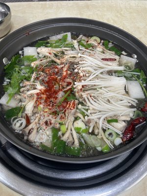 소고기버섯매운탕